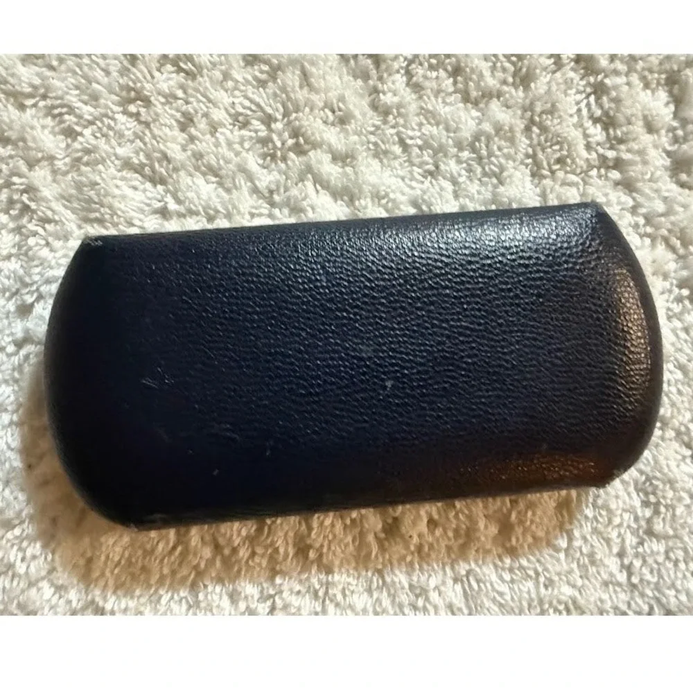 Vintage Dr‎ EL Yates Optometrist Macys Eyeglasses Case Round Glasses Frames Only